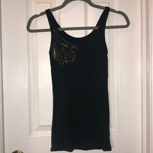 New York & Company Tank top with beading detail